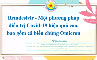 Remdesivir - Một phương pháp điều trị Covid-19 hiệu quả cao, bao gồm cả biến chủng Omicron